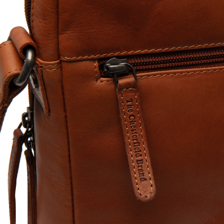 Geanta de barbati, The Chesterfield Brand, din piele naturala, Montira, Maro coniac [4]