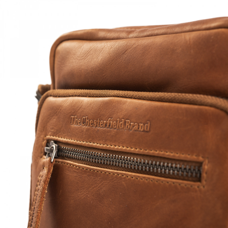 Geanta de barbati The Chesterfield Brand, din piele veritabila, Birmingham, Maro coniac [4]
