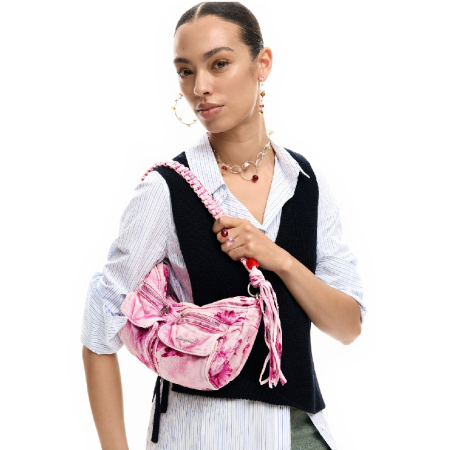 Dama - Geanta de dama, de mana si umar, Desigual, Habana, Roz