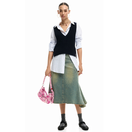 Geanta de dama, de mana si umar, Desigual, Habana, Roz [6]