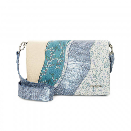 Genti de zi - Geanta de dama crossbody, Desigual, seria Bijou Dortmund, Multicolor