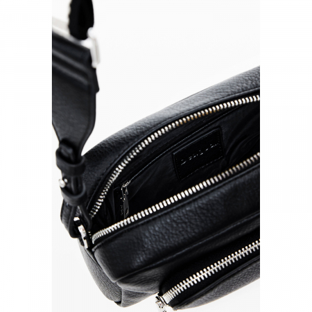 Geanta de dama crossbody, Desigual, seria Half logo Prades, Negru [2]