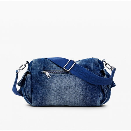 Geanta de dama crossbody, Desigual, seria Priori Multipocket Habana, Albastru [5]