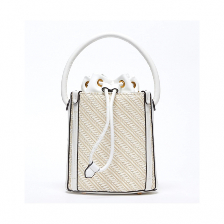 Geanta de dama crossbody, Liu Jo Basket Bag AA4098, Alb [1]