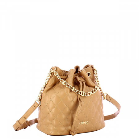 Geanta de dama crossbody, Liu Jo Basket Bag AA5128, Maro Camel