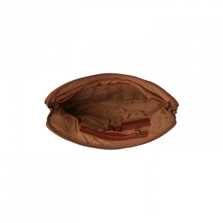 Geanta de dama cu compartiment de laptop, piele naturala, The Chesterfield Brand, Elvas, Maro coniac [3]