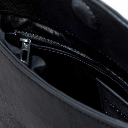 Geanta de dama, de dimensiune medie, Desigual, seria Half Logo Trokel, Negru [2]