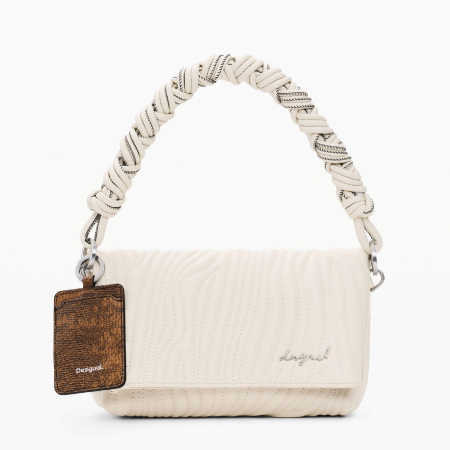 Geanta de dama, de dimensiune medie, Desigual, seria Helium Trokel, Bej [5]