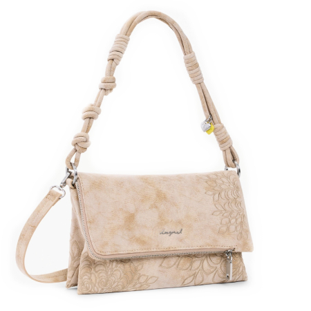 Posete - Geanta de dama, de dimensiune medie, Desigual, seria Sierra Sand, Bej