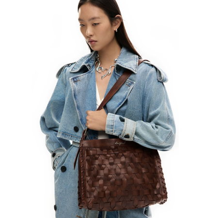 Posete - Geanta de dama, de mana si umar, Desigual, Argon, Maro coniac