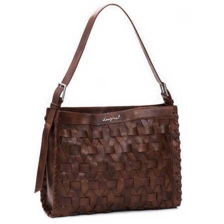 Geanta de dama, de mana si umar, Desigual, Argon, Maro coniac [1]