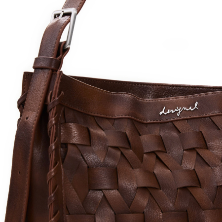 Geanta de dama, de mana si umar, Desigual, Argon, Maro coniac [2]