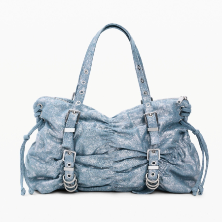 Geanta de dama, de mana si umar, Desigual, Buxton Denim, Albastru [6]