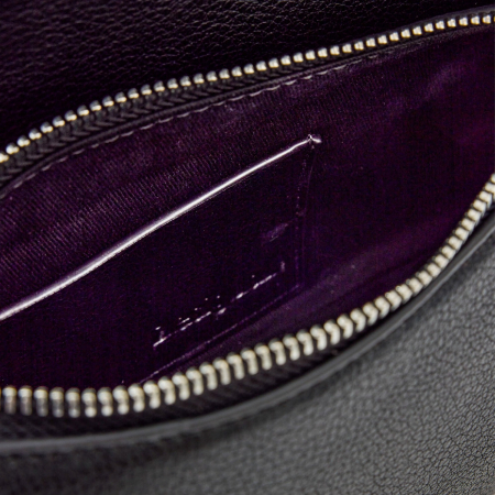 Geanta de dama, de mana si umar, Desigual, Pespuntes, Negru [4]