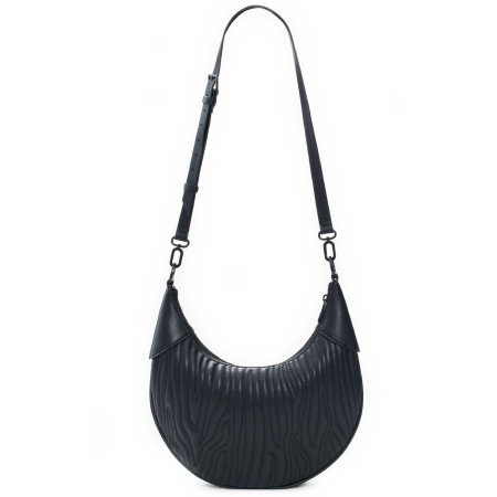 Geanta de dama, de mana si umar, Desigual, Profund Black, Negru [7]