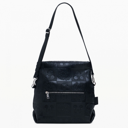 Geanta de dama, de mana si umar, Desigual, seria All Mickey Loverty, Negru [7]