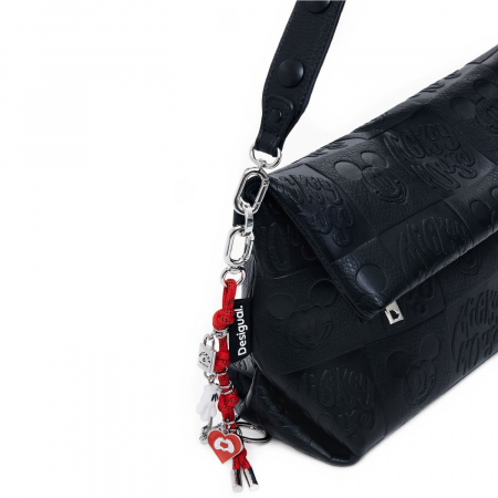 Geanta de dama, de mana si umar, Desigual, seria All Mickey Loverty, Negru [4]