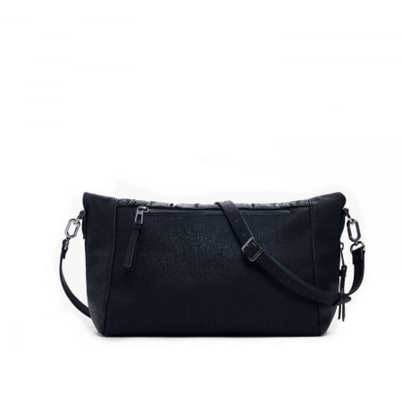 Geanta de dama, de mana si umar, Desigual, seria Embro Patch Loverty, Negru [6]