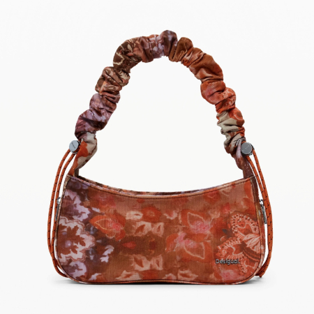 Geanta de dama, de mana si umar, Desigual, seria India Micro Bergamo, Multicolor [5]