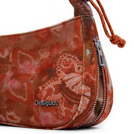 Geanta de dama, de mana si umar, Desigual, seria India Micro Bergamo, Multicolor [4]