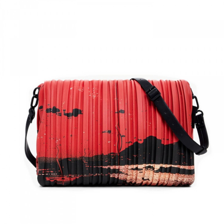 Geanta de dama, de mana si umar, Desigual, seria Moonland Loverty, Multicolor [3]