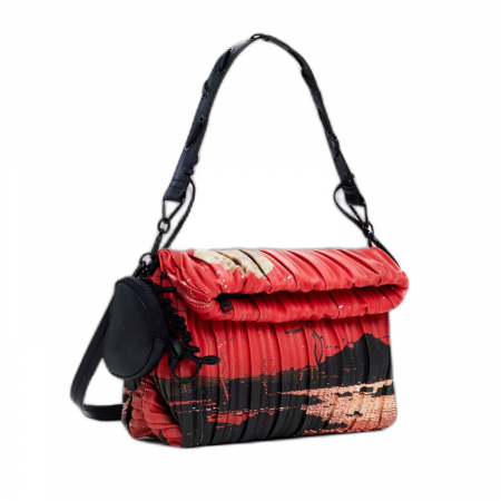 Genti de zi - Geanta de dama, de mana si umar, Desigual, seria Moonland Loverty, Multicolor