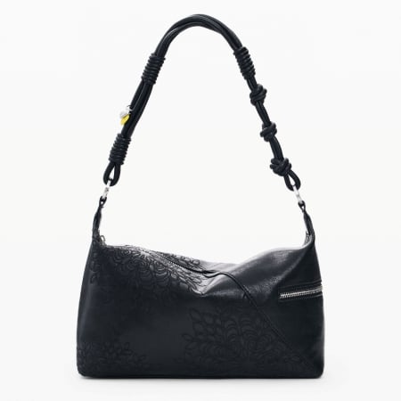 Geanta de dama, de mana si umar, Desigual, seria Sierra Huntington, Negru [5]