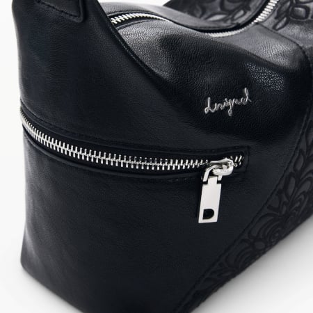 Geanta de dama, de mana si umar, Desigual, seria Sierra Huntington, Negru [4]