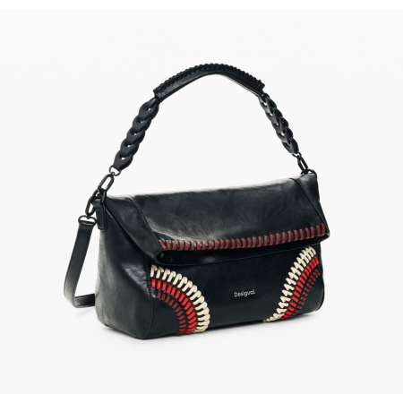 Posete - Geanta de dama, de mana si umar, Desigual, seria Sonique Loverty, Negru