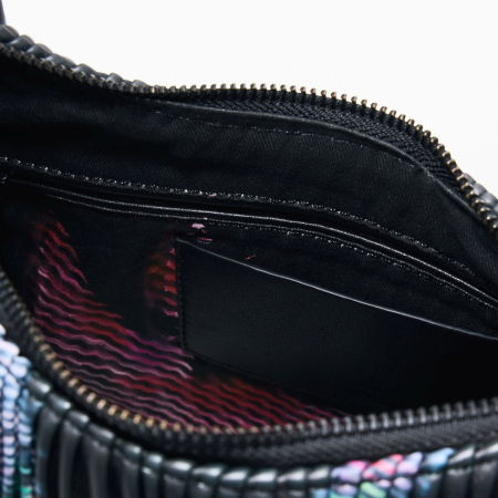 Geanta de dama, de mana si umar, Desigual, seria Xenon Samara, Negru [2]