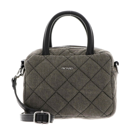 Dama - Geanta de dama, de mana si umar, din material textil, Picard, seria Rockstar, Gri