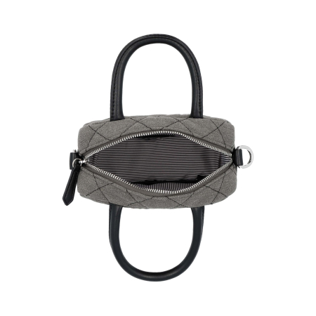 Geanta de dama, de mana si umar, din material textil, Picard, seria Rockstar, Gri [2]