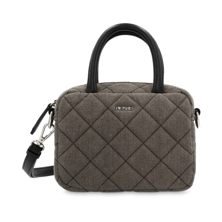 Geanta de dama, de mana si umar, din material textil, Picard, seria Rockstar, Gri [3]