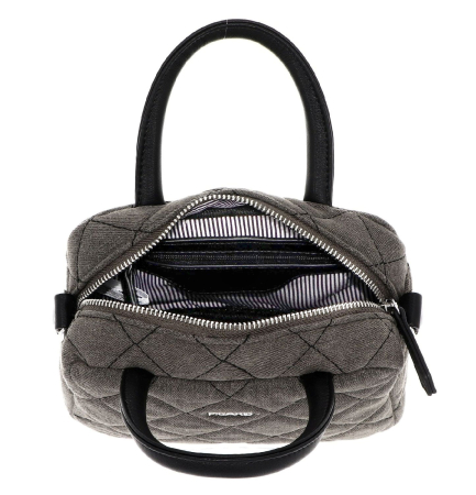 Geanta de dama, de mana si umar, din material textil, Picard, seria Rockstar, Gri [1]