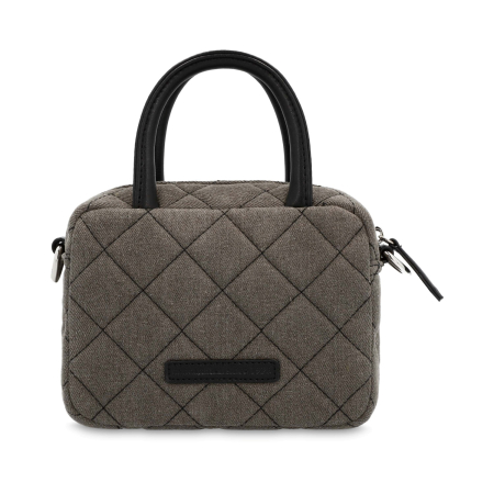 Geanta de dama, de mana si umar, din material textil, Picard, seria Rockstar, Gri [6]