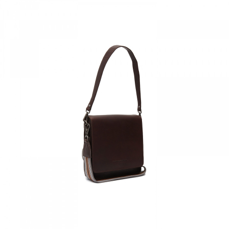 Genti de zi - Geanta de dama, de mana si umar, din piele naturala, The Chesterfield Brand, Osuna, Maro inchis