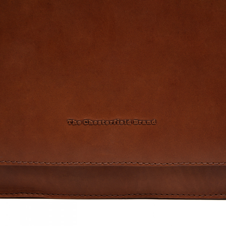 Geanta de dama, de mana si umar, din piele naturala, The Chesterfield Brand, Osuna, Maro coniac [5]