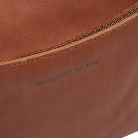 Geanta de dama, de mana si umar, din piele naturala, The Chesterfield Brand, Tivra, Maro coniac [4]