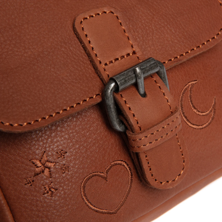 Geanta mica de dama de umar The Chesterfield Brand, Feynor piele naturala, Maro coniac [1]