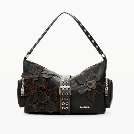 Geanta de dama, Desigual, Floralis, Maro ciocolata [6]