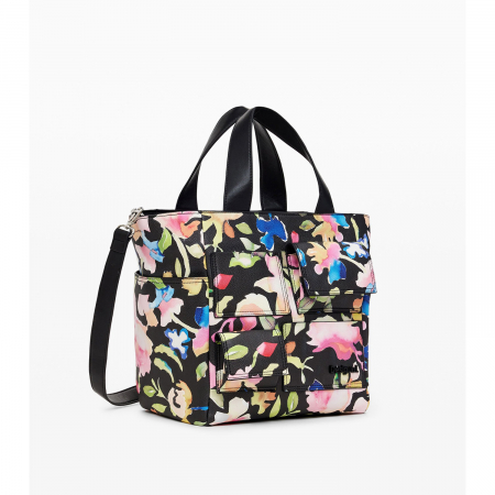 Genti de zi - Geanta de dama, Desigual, Pocket Print Valvidia, Multicolor
