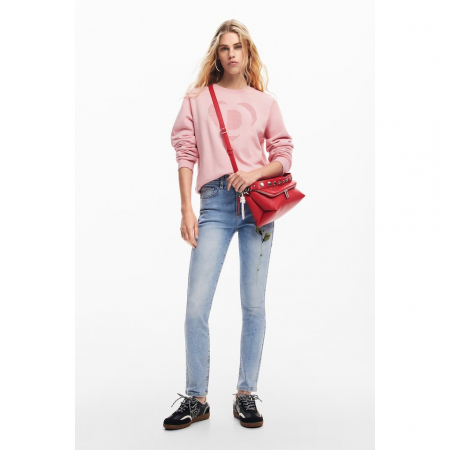 Geanta de dama, Desigual, seria Half Logo Venecia, Rosu [1]
