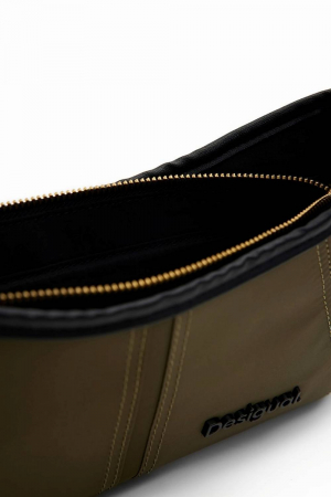 Geanta de dama, Desigual, seria Hopper Ferrol, Verde olive [3]