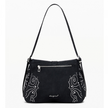 Geanta de dama, Desigual, seria Poker Face Posadas Mini, Negru [7]