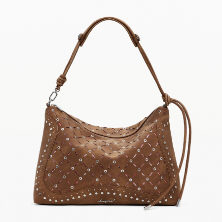 Geanta de dama, Desigual, seria Poker Yankee Leiria Mini, Maro coniac [3]