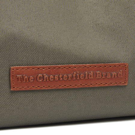 Geanta de dama din nylon si piele naturala, The Chesterfield Brand, Lovund, de mana si umar, Verde [3]
