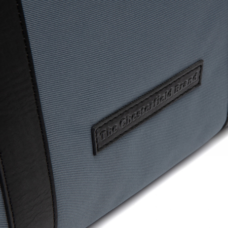 Geanta mare de dama din nylon si piele naturala, The Chesterfield Brand, Otta, de mana si umar, Gri [1]