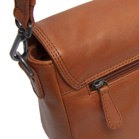 Geanta de dama, din piele naturala , de umar, The Chesterfield Brand, Miloa, Maro coniac [2]