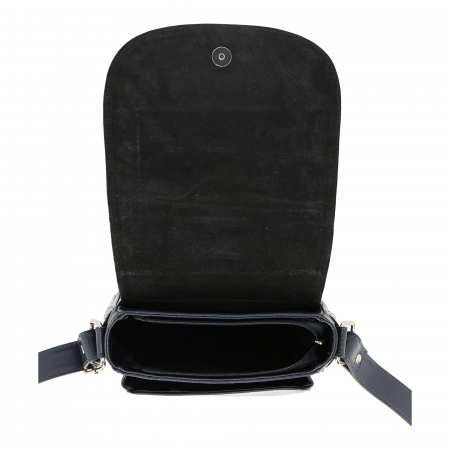 Geanta de dama din piele naturala, model 180, Bleumarin [3]