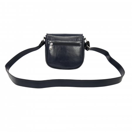 Geanta de dama din piele naturala, model 180, Bleumarin [1]